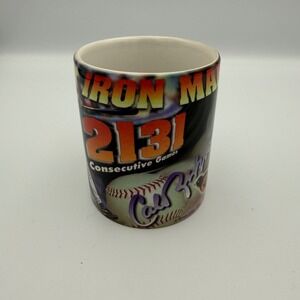 Cal Ripken Jr 2131‎ Consecutive Games Baseball Mug Licensed by Tufton Group 90's